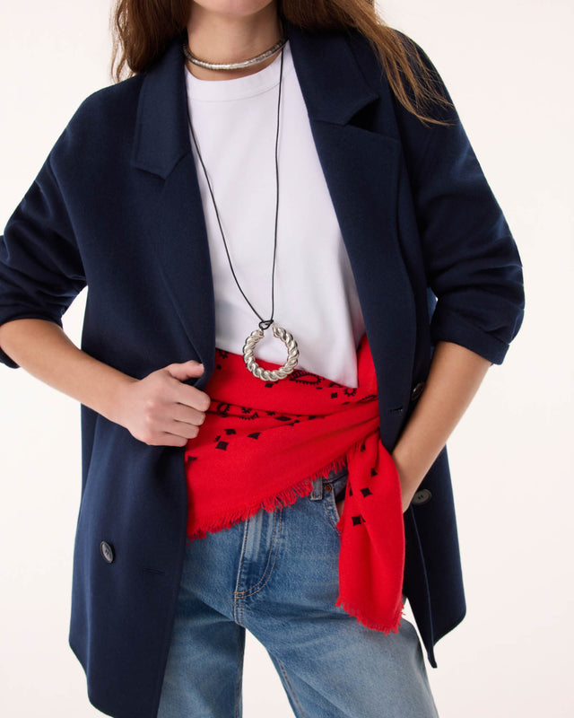 Dark navy Kakuet jacket - Image principale