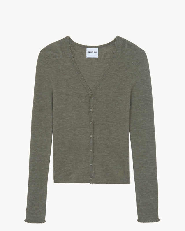 Vest Karlicardi marl khaki - Image principale