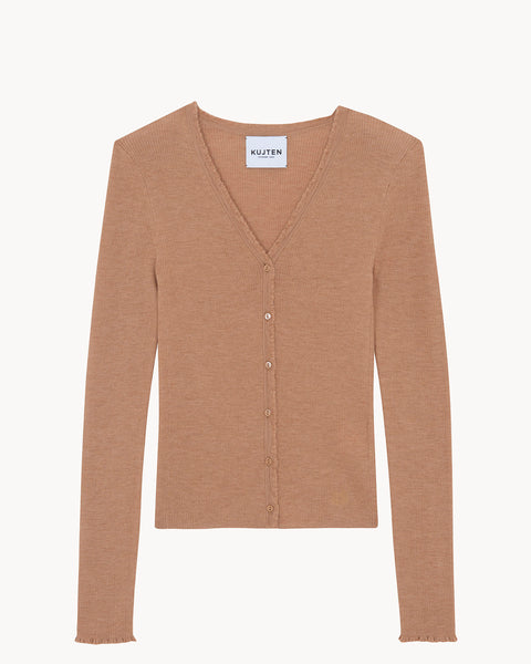 Vest Karlicardi camelo brown - Image principale