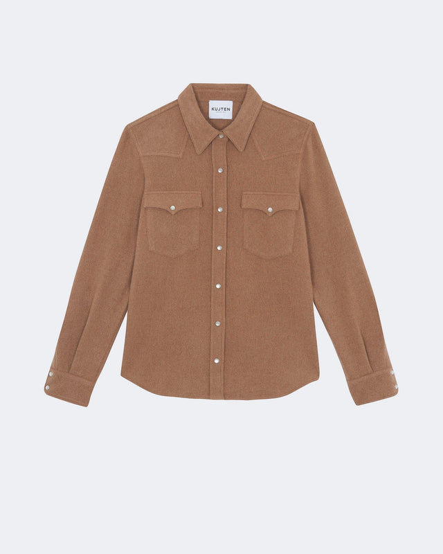 Shirt Lumber Plain camelo brown - Image principale