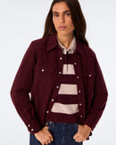 Surchemise Lumber Plain bordeaux