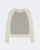 Pull en cachemire blanc pour femme - Kujten packshot