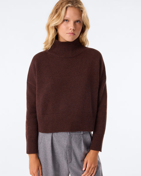 Sweater Ulla Crop espresso - Image 2