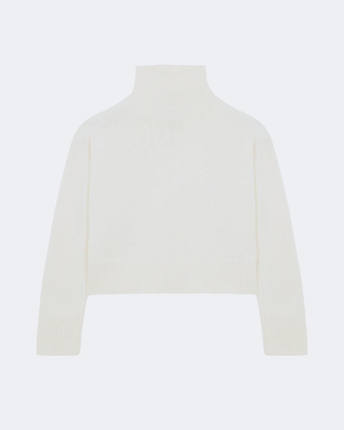 Pull en cachemire blanc pour femme - Kujten packshot