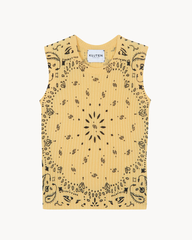 Débardeur Ribbi Bandana anis - Image principale