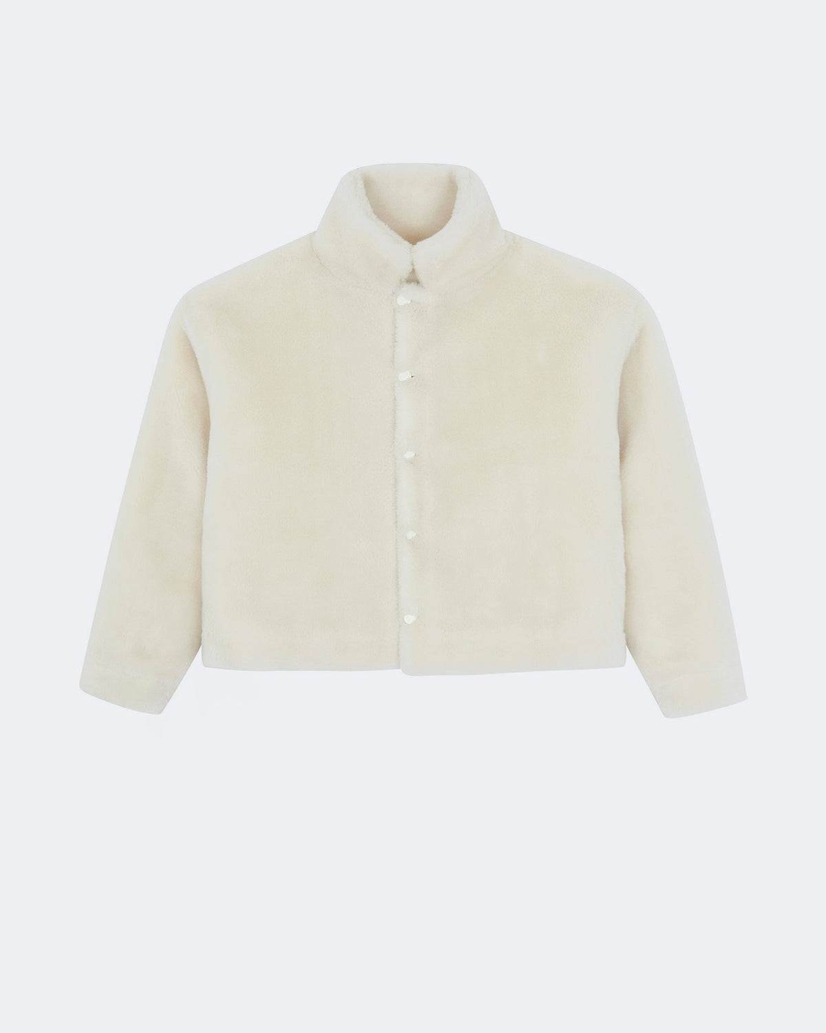 Veste en cachemire blanc pour femme - Kujten packshot