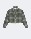 Veste arya woven square court kaki - Kujten packshot