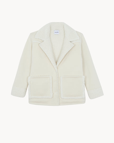 Veste Rosalie blanc - Image principale