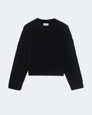 Pull en cachemire noir pour femme - Kujten packshot