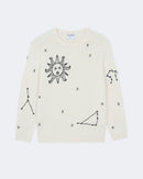 Pull astro oversize blanc - Kujten packshot