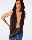Gilet Nao marron