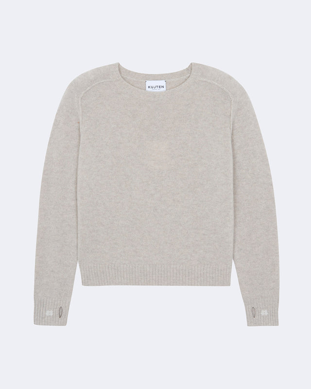 Sweater Aragon oats white - Image principale