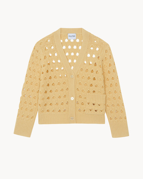 Cardigan Leocadia jaune sun - Image principale