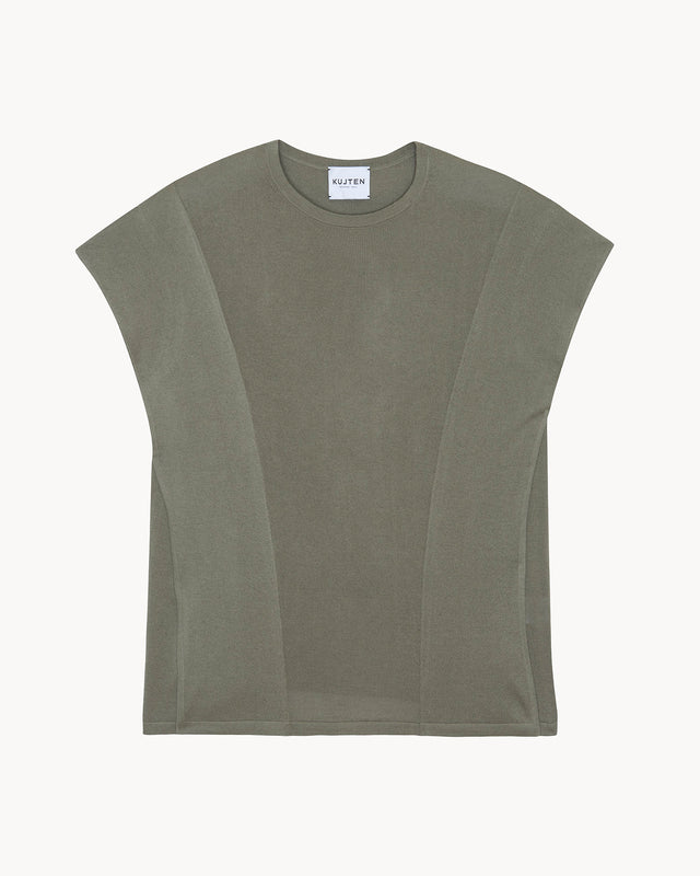 T-Shirt Ambrosia kaki chiné - Image principale