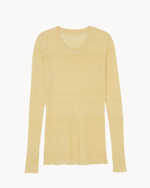 Top Semeti Pointelle anis - Image 4