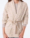 Vest Miko Tweed white