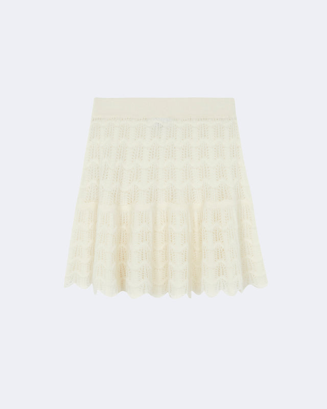 Jupe Courte Tiana blanc - Image principale