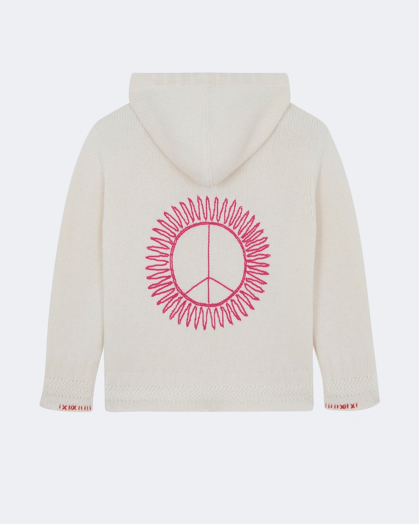 Pull Hoodie Solmar blanc