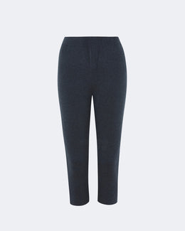 Pantalon en cachemire & soie gris pour femme - Kujten packshot