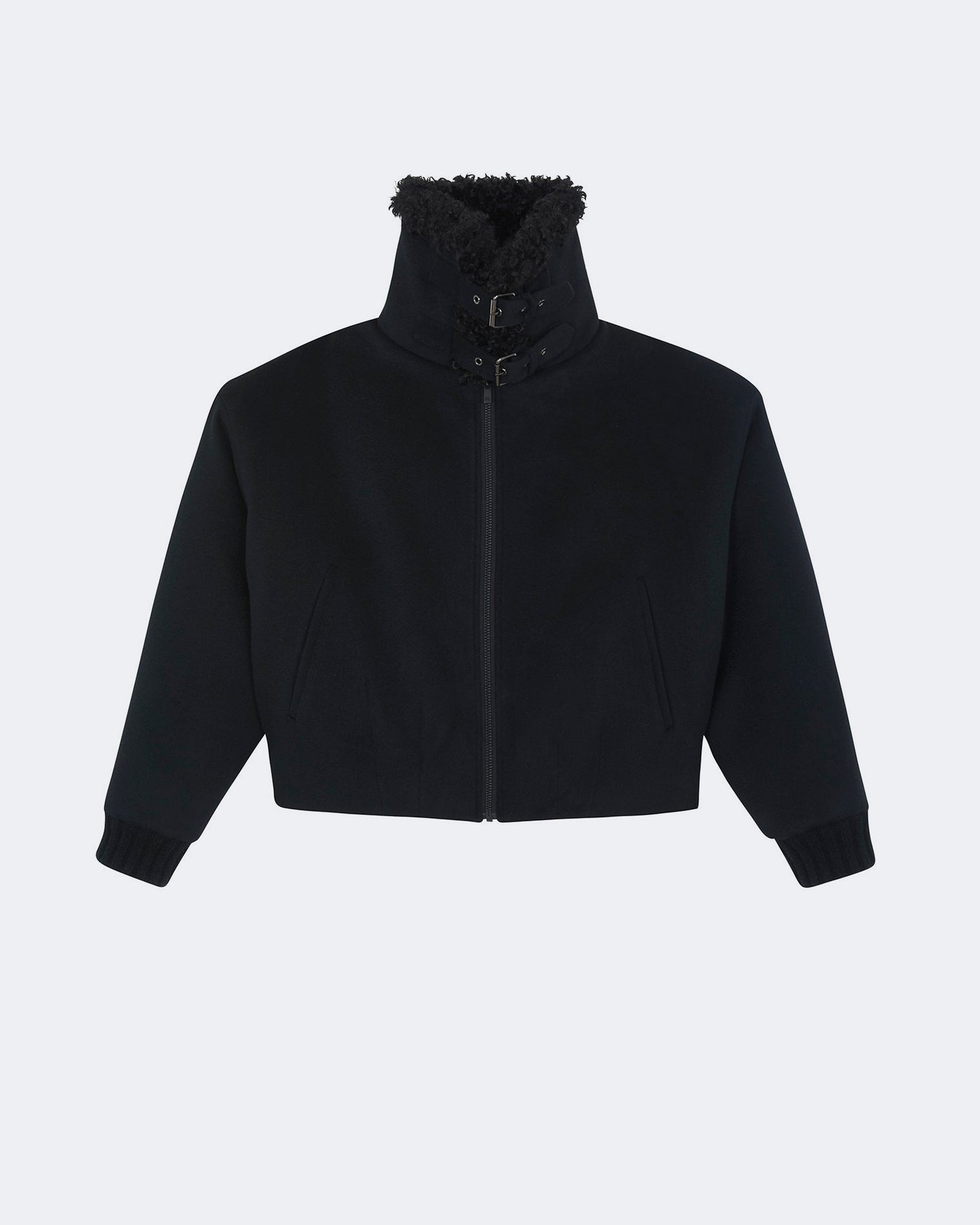 Bomber g9 cachemire noir - Kujten packshot