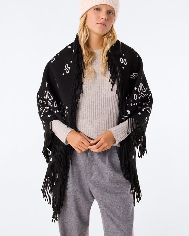 Châle Sohare Bandana noir - Image principale