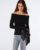 Top Alessia noir