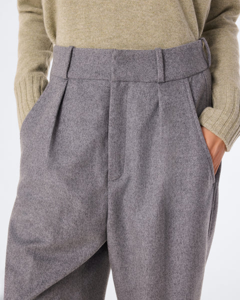 Trousers Wantina flannel gray - Image 3