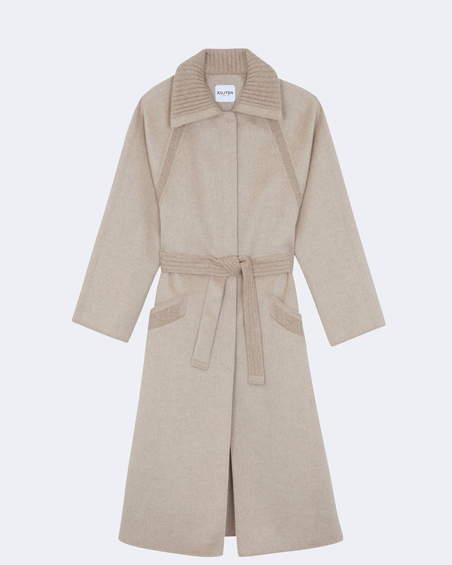 Coat Mantona oats white - Image principale