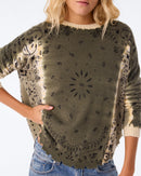 Pull Mela Abba Bandana kaki chiné
