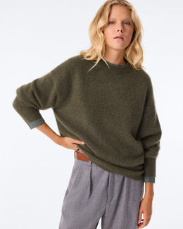 Pull Benita Nimbus kaki foncé