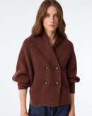 Cardigan Arita marron pécan