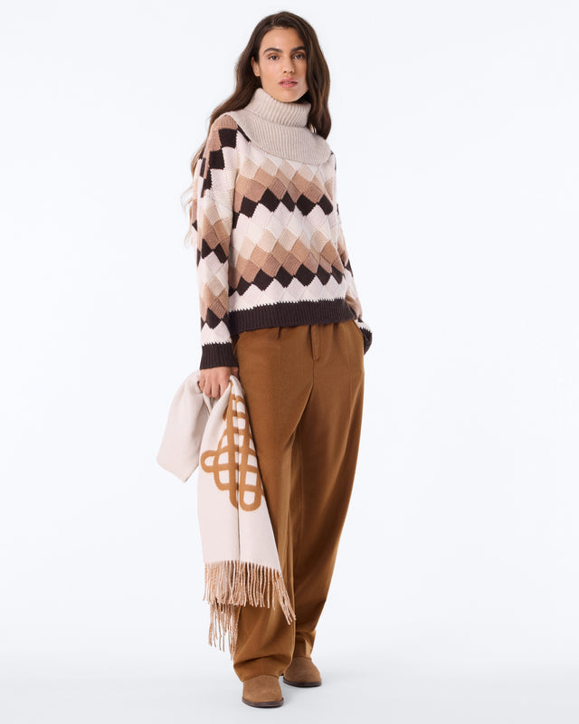 Sweater Amelie Natte Brown - Image principale
