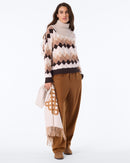 Pull Amelie Natte marron