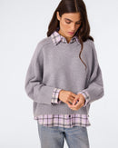 Pull Diane Shirt gris chiné