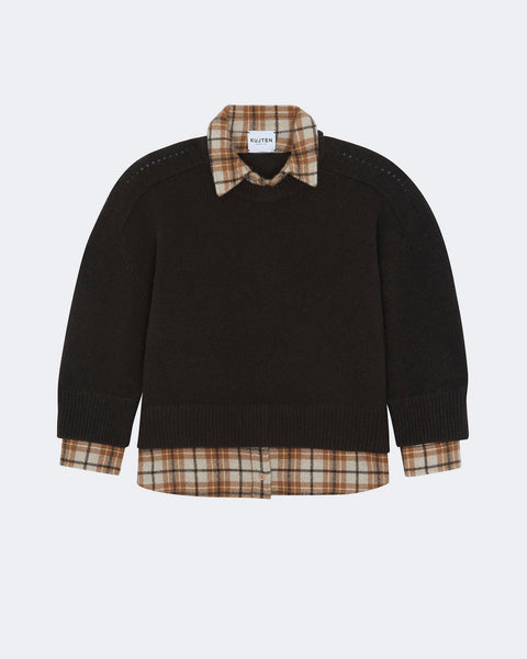 Pull Diane Shirt marron - Image 3