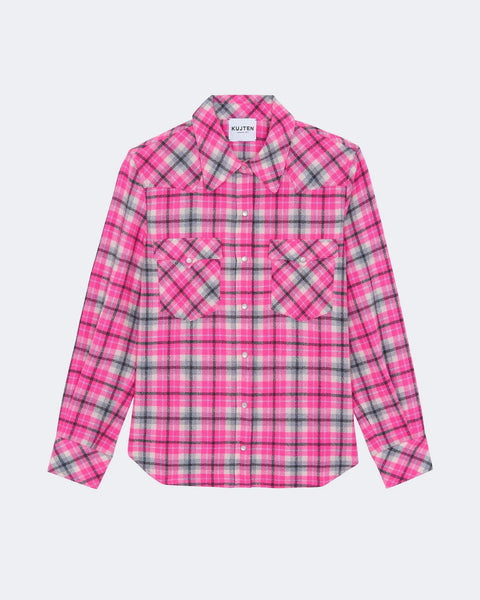 Chemise Lumber Carreaux cattleya - Image 4