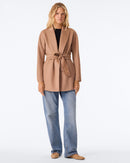 Manteau Amaretta marron camelo