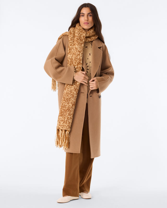 Coat Virna camelo brown - Image principale