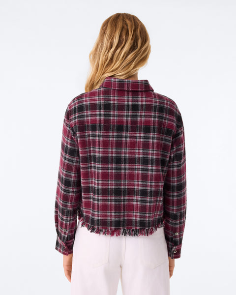 Chemise Norma Tartan vin noir - Image 3