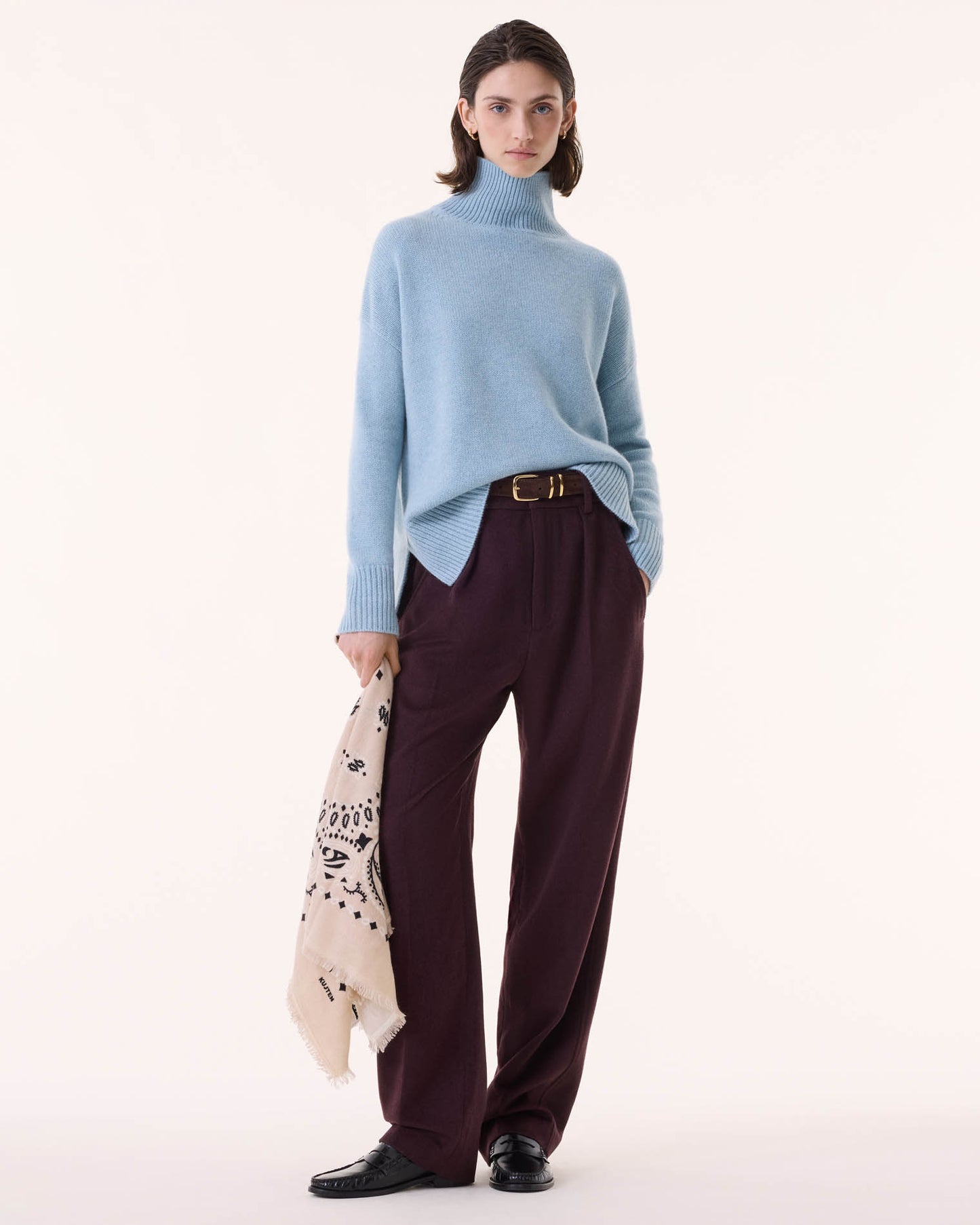 Pull Ulla bleu vintage