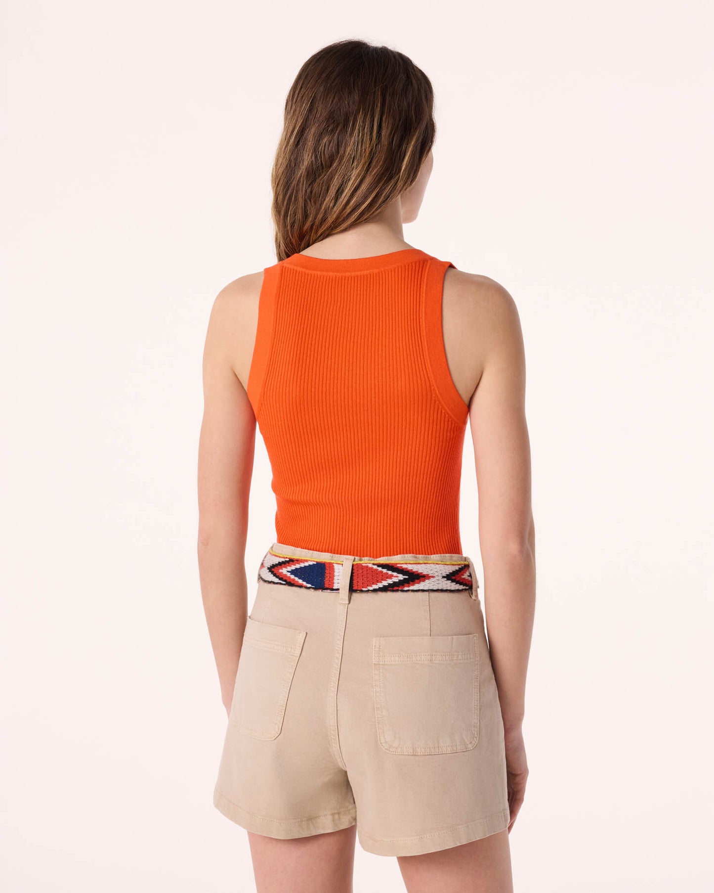Tank Top Nael hibiscus orange