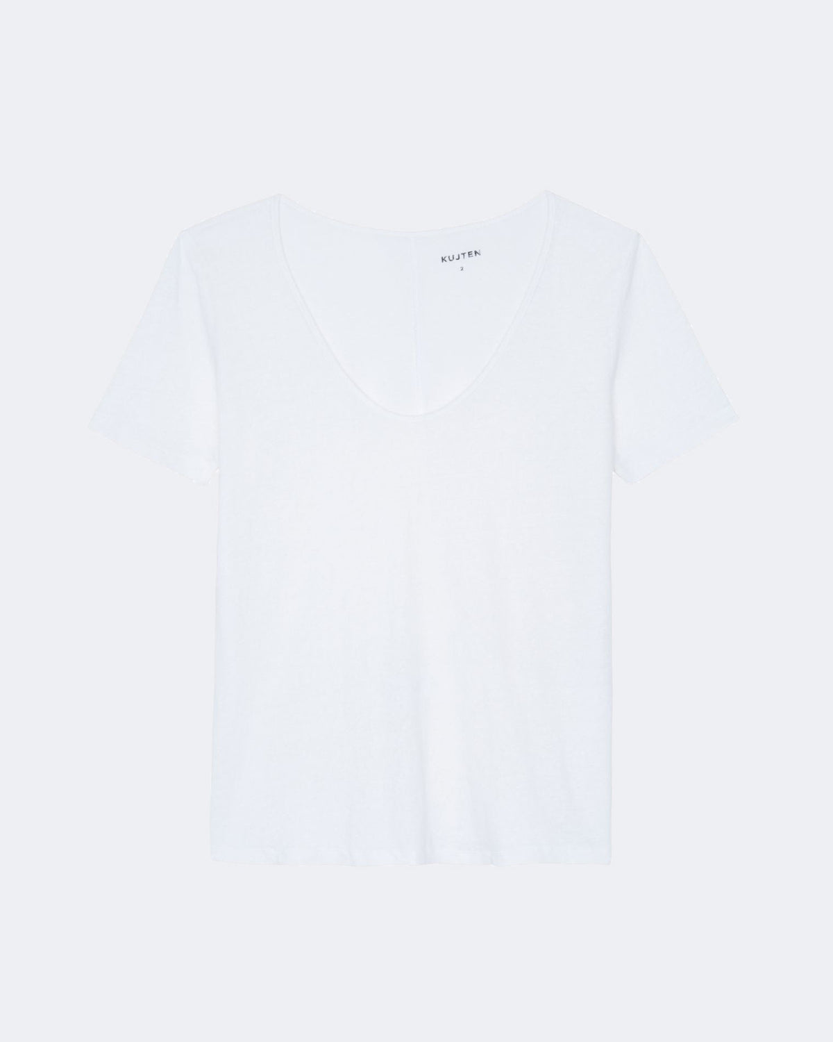 Top en lin blanc pour femme - Kujten packshot