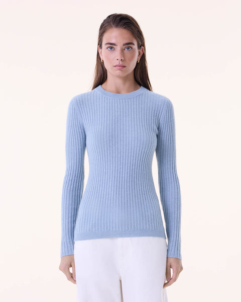 Pull Bibi bleu vintage - Image principale