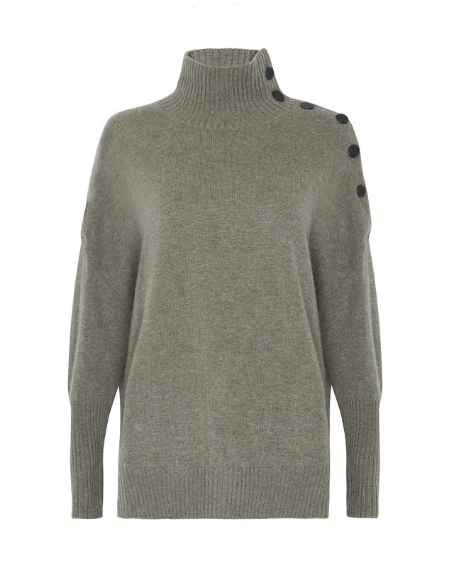 Pull Pinko kaki chiné - Image principale