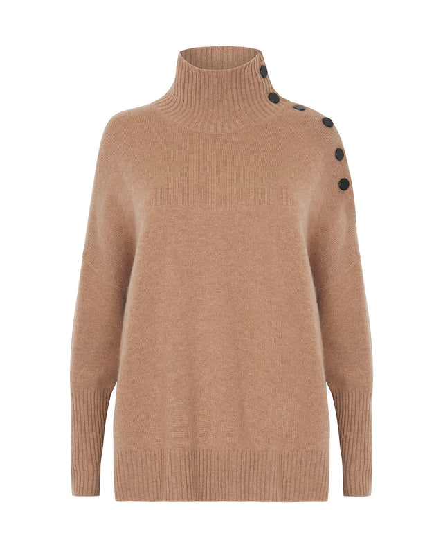 Pull Pinko marron camelo - Image principale