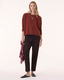 Pull Romelie bordeaux sienne