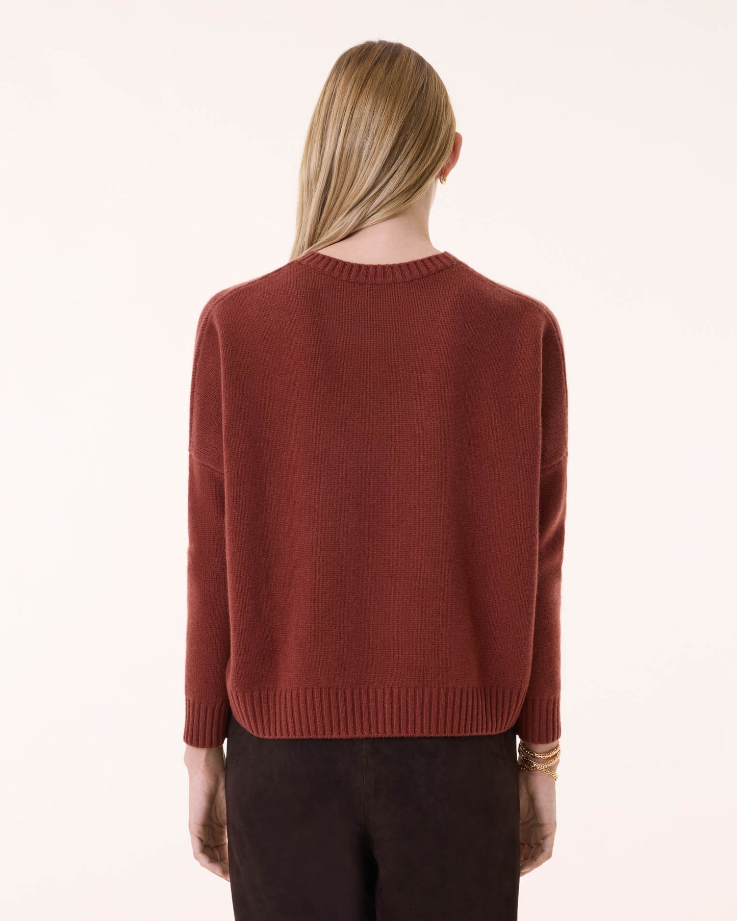 Sweater Romelie earth burgundy