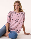 Sweater Mela Bandana vintage pink