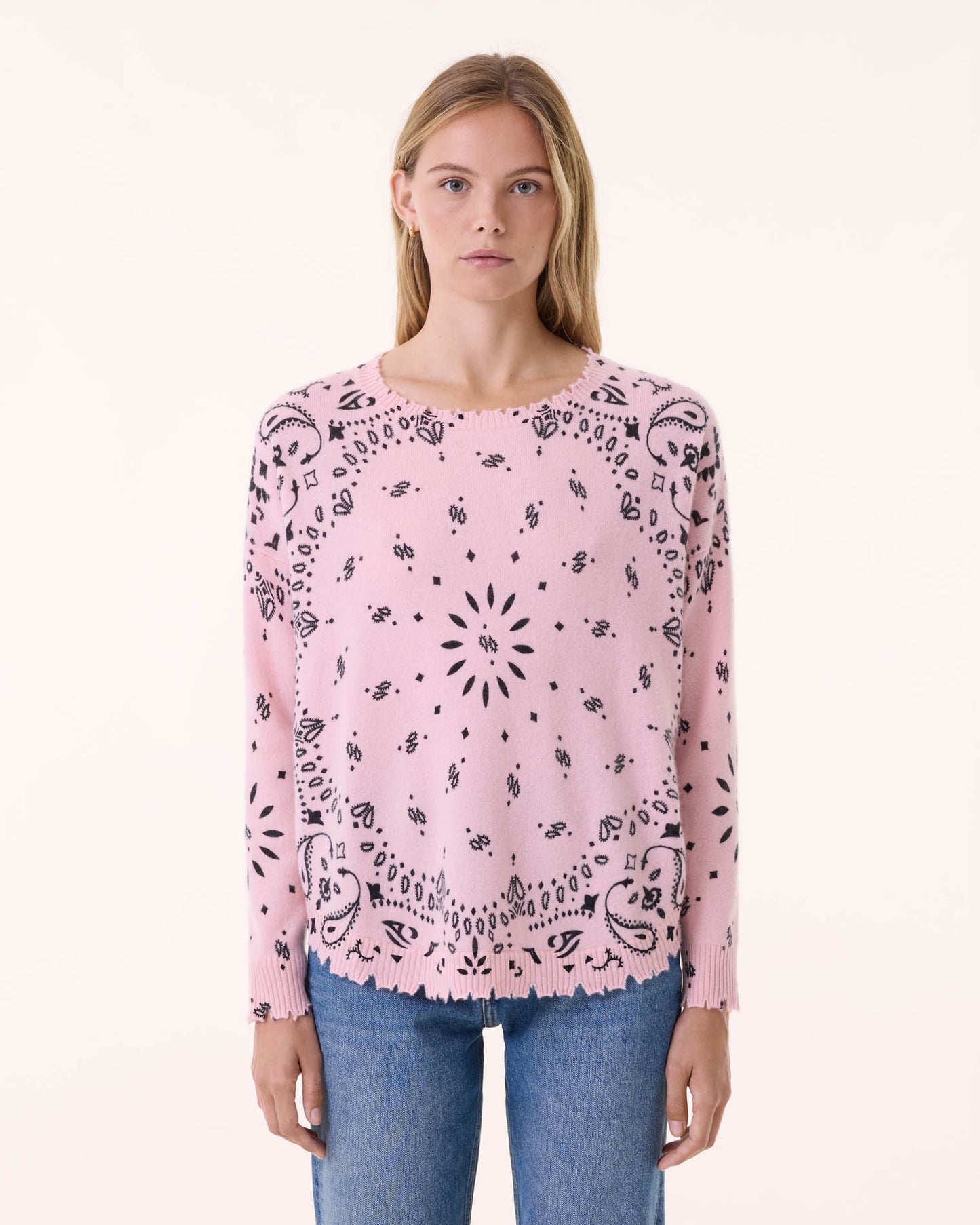 Sweater Mela Bandana vintage pink