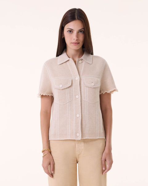 Veste Jessinda beige organic - Image principale